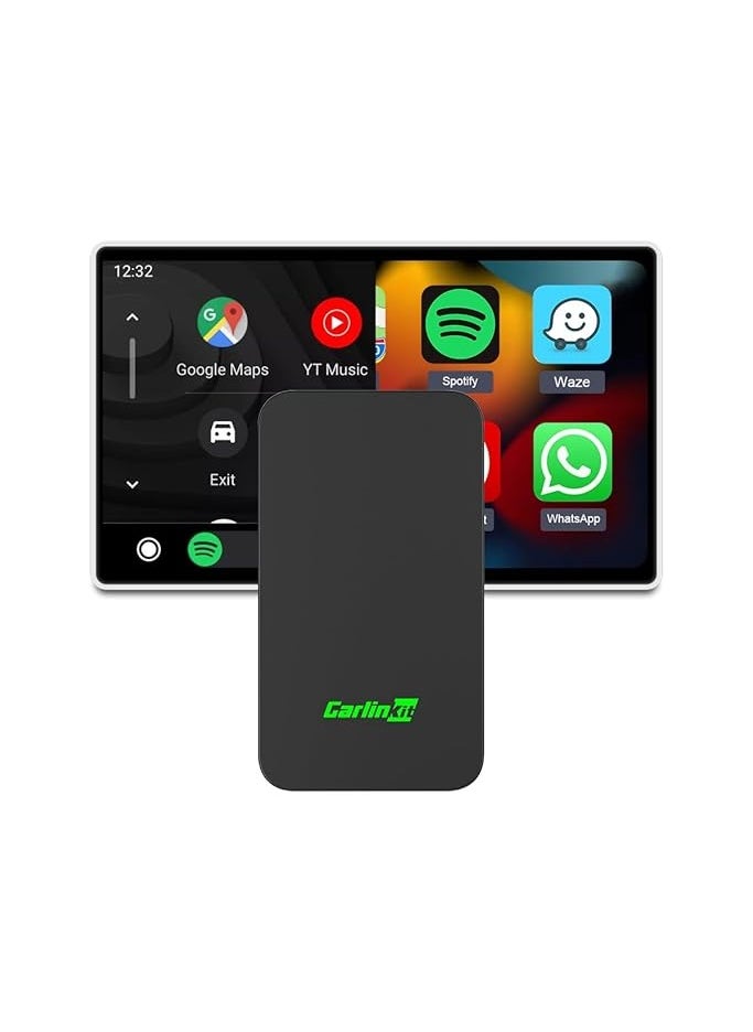 Carlinkit 5.0 Wireless CarPlay Wireless Android Auto 2 in 1 adapter GPS plug and play 2.4+5.8GHz Auto connection for MG mazda Camry Kia 98% car  - Image 1