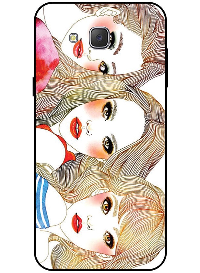 EYE CATCH Protective Case Cover For Samsung Galaxy J7 Smart Series Printed Protective Case Cover for Samsung J7 The Girl Gonna Rule the World - Image 1