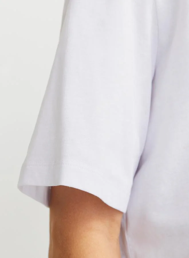 JACK & JONES Logo Print Crew Neck T-Shirt