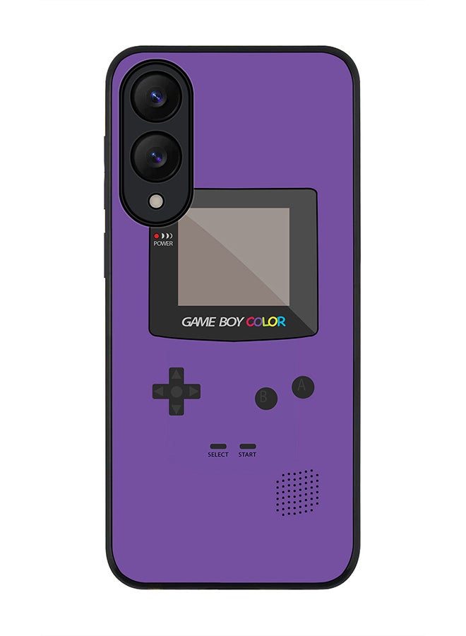Stylizedd For Samsung Galaxy S25 Edge Case,Slim fit Camera Protection, Shockproof Thin Phone cover  - Gameboy Color - Purple