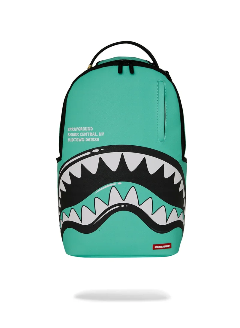 Sprayground SHARK CENTRAL BUBBLY LIGHT BLUE DLXSV BACKPACK