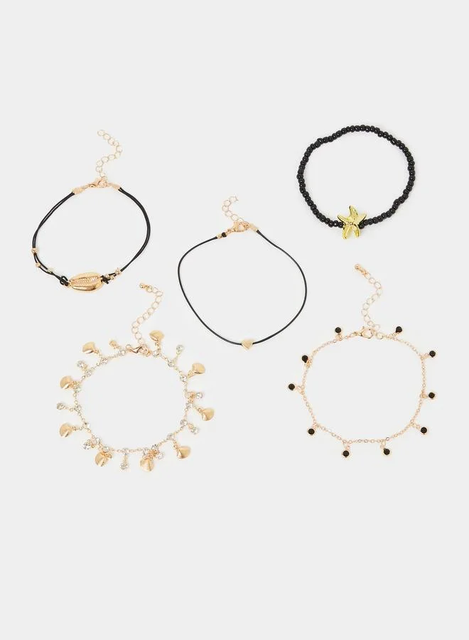 Styli Set Of 5 - Beaded Anklet