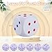 Simgoing 6 Pcs 4 Inch Large Foam Dice Giant Cube with 6 Sided Number Dots Jumbo Soft Slow Big PU Foam Stress Ball for Party Game Math Learning Props Stress Relief GiftsClassic - Image 4