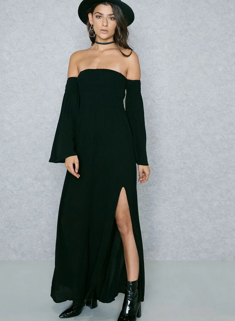 Missguided Bardot Split Dress