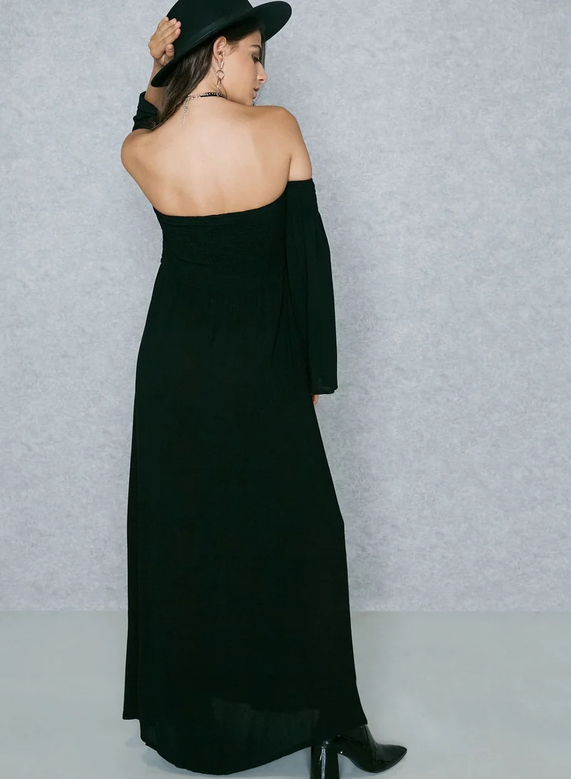 Missguided Bardot Split Dress