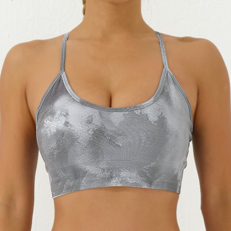 Generic Breathable Athletic Bra Advanced Gray