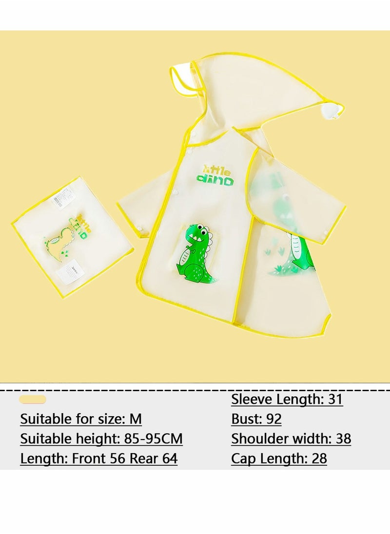 SYOSI - Kid Raincoat Poncho Clear EVA Kids Rain Coats Portable Hooded Jacket Coat Quicksand Hood Lightweight Outwear for Girls Toddlers Children - Image 1