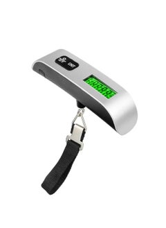 LCD Display Portable Digital Luggage Weighing Scale Black/Silver