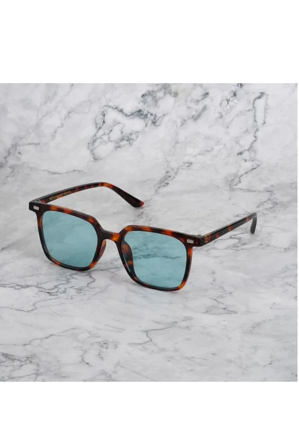 Explicit Poets EXPLICIT POETS 17EP5-NOAH TORTOISE-TURQUOISE SUNGLASSES