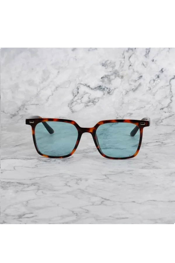 Explicit Poets EXPLICIT POETS 17EP5-NOAH TORTOISE-TURQUOISE SUNGLASSES