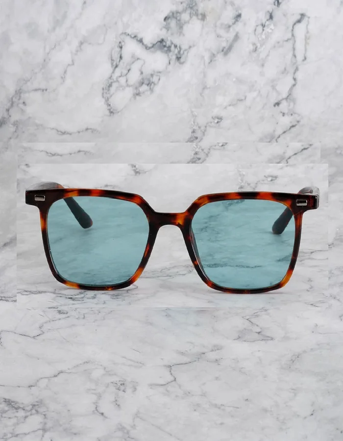 Explicit Poets EXPLICIT POETS 17EP5-NOAH TORTOISE-TURQUOISE SUNGLASSES