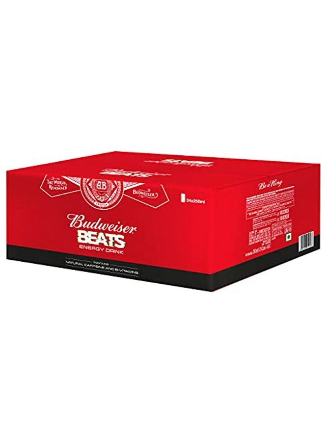 Budweiser - Budweiser Beats Energy Drink 250ml (Pack of 6) - Image 1