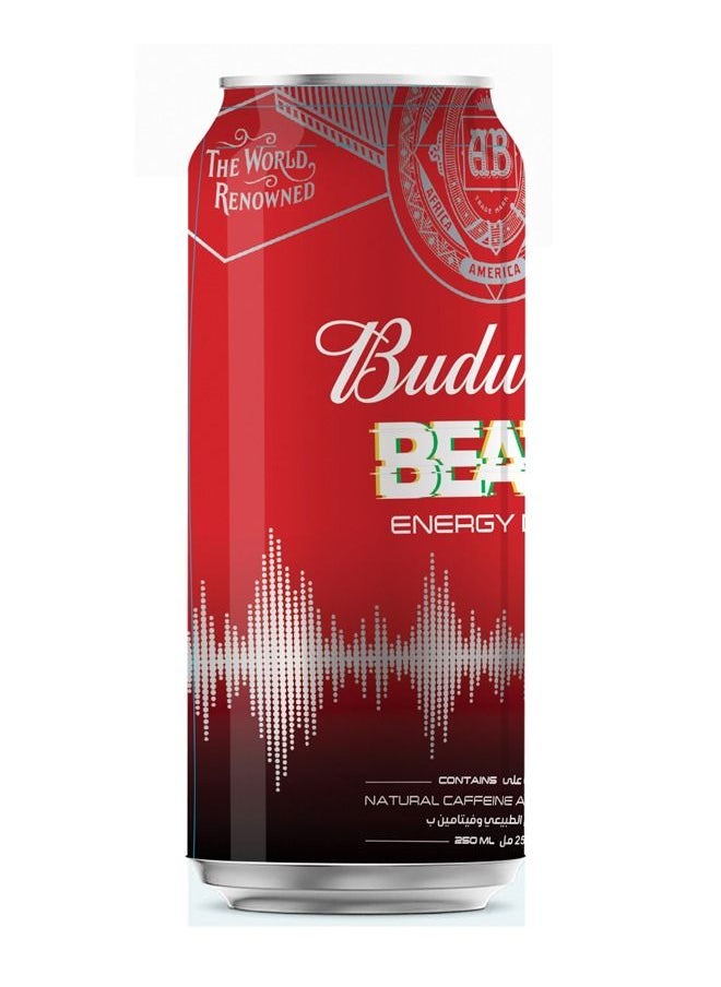 Budweiser - Budweiser Beats Energy Drink 250ml (Pack of 6) - Image 1