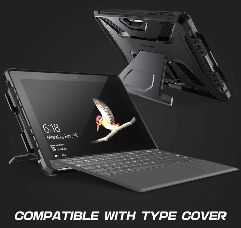 SUPCASE [UB Pro Series] Case for Microsoft Surface Go 4 (2023) / Surface Go 3 (2021) / Surface Go 2 (2020) / Surface Go (2018), Full-Body Kickstand Rugged Protective Case (Black) - Image 3