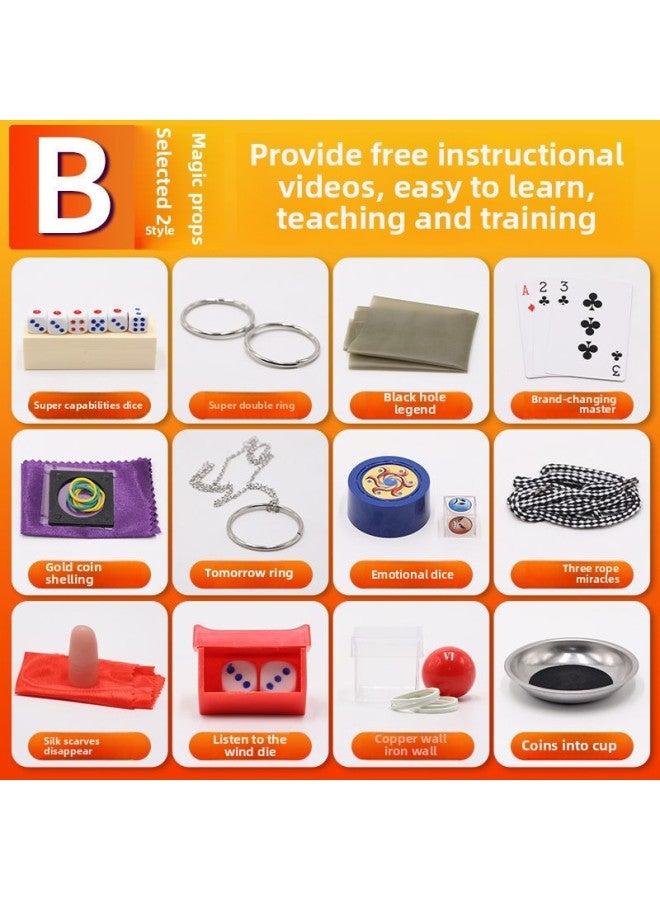 Loquat Toy Double Bowl Out Of Water Empty Bowl Out Of Water Street Stage Talent Show Annual Performance Magic Props Package-Color:B12 Magic - Image 4