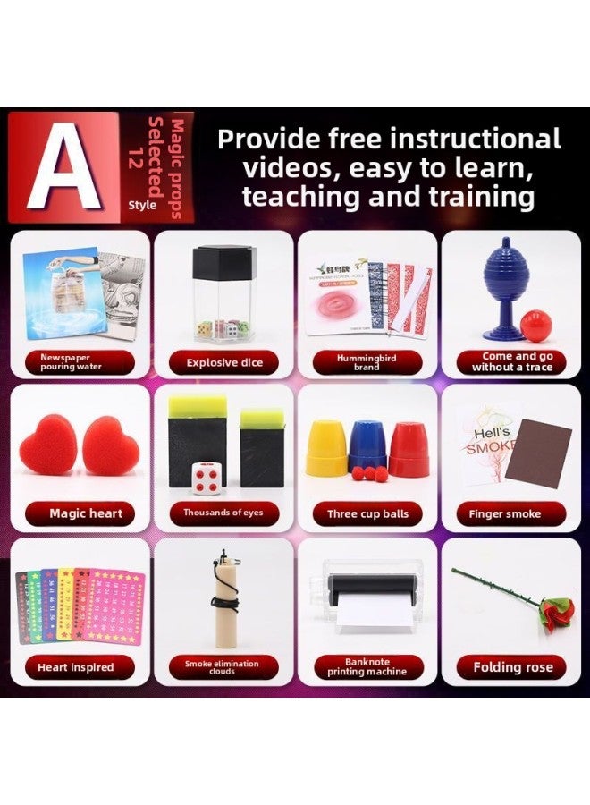 Loquat Toy Double Bowl Out Of Water Empty Bowl Out Of Water Street Stage Talent Show Annual Performance Magic Props Package-Color:B12 Magic - Image 3