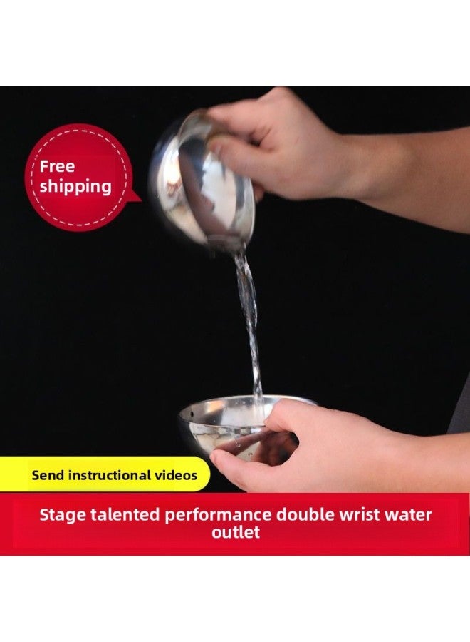Loquat Toy Double Bowl Out Of Water Empty Bowl Out Of Water Street Stage Talent Show Annual Performance Magic Props Package-Color:B12 Magic - Image 2