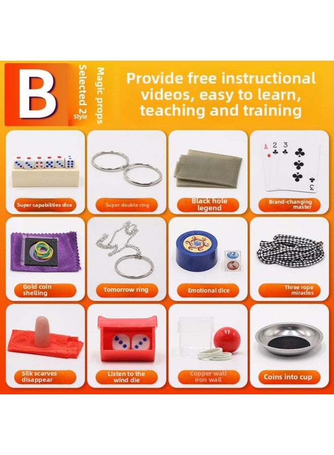 Loquat Toy Double Bowl Out Of Water Empty Bowl Out Of Water Street Stage Talent Show Annual Performance Magic Props Package-Color:B12 Magic - Image 1