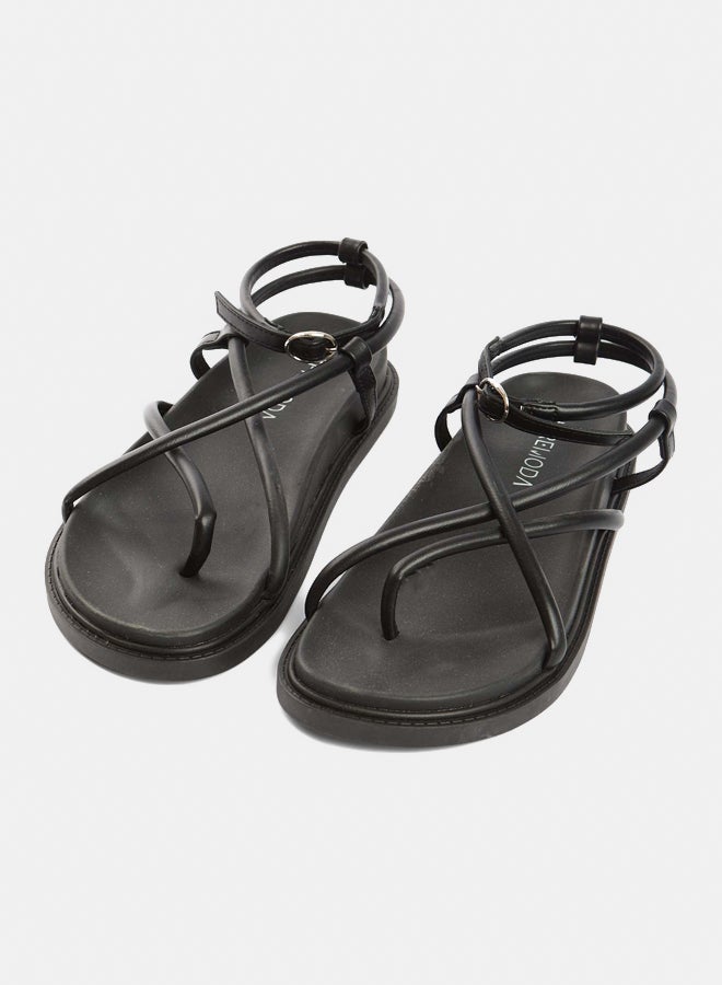 Premoda Women's Sandal Shoes Black - Image 1