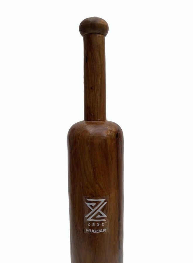 zaxx 6kg Wooden Indian Clubs, Mugdar, Meel, Clubbell, Karla Kattai, Original Wooden Mugdar from zaxx (Sheesham Wood) - Image 2