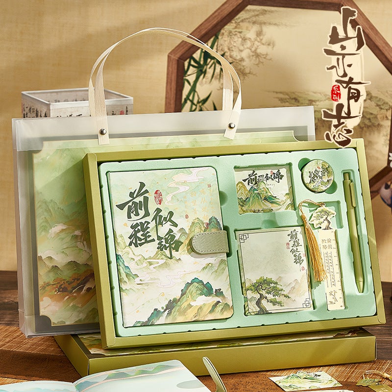 Notebook Stationery Gift Box Set Forbidden City Cultural And Creative Ancient Style National Trend Primary School Students High-Looking - Image 4
