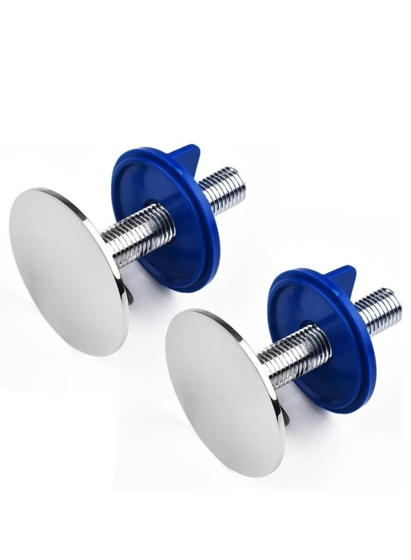 2 طبة حوض حمام نيكل كروم - Image 1