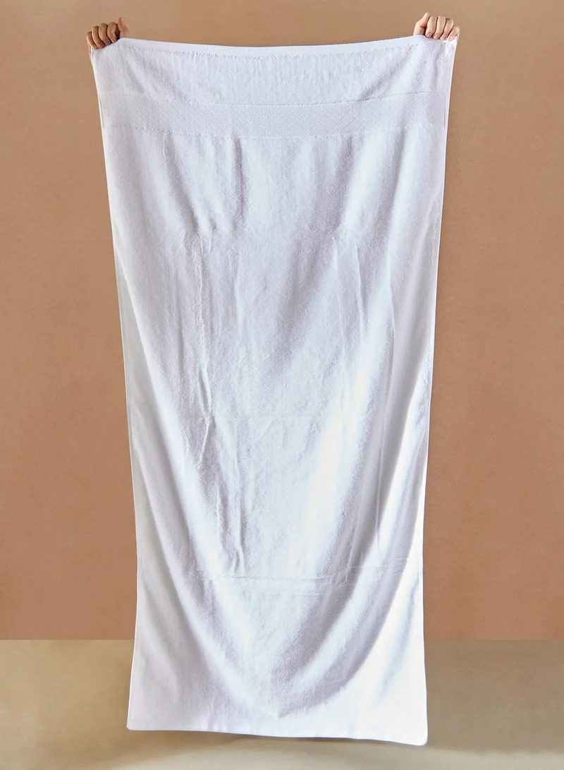 Noire Edit White Bath Towel 80*160cm