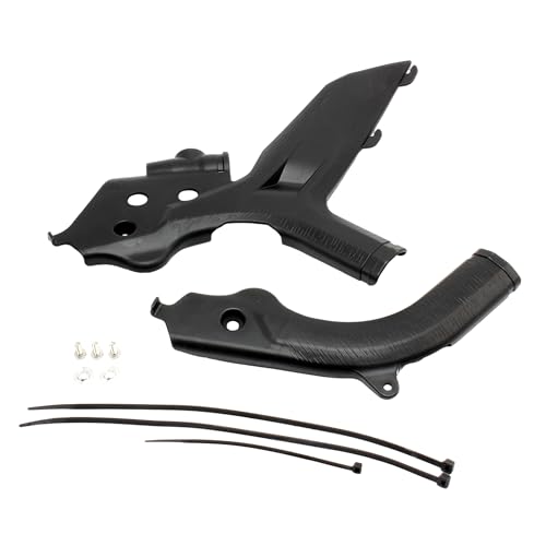 ABCERRSI Motorcycle Frame Guard,Dirt Bike Frame Guard Plastic Protection Cover for EXC 300 SX SXF 2019 2020 EXC EXCF 125-500(Black) - Image 1
