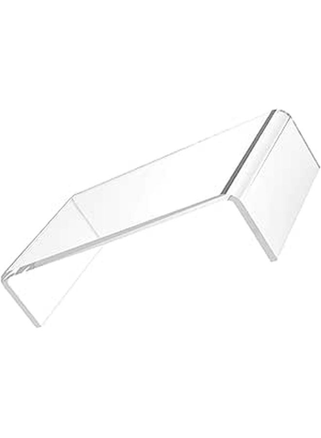 Thickened Acrylic Monitor Riser Laptop Stand Small Size For Ergonomic Desk Setup - Image 1