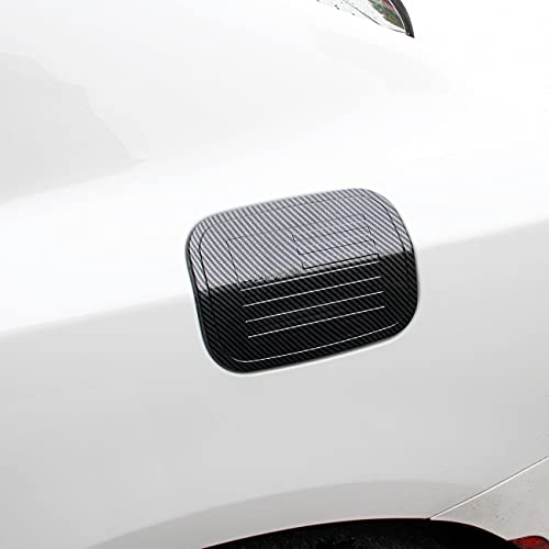 crosselec غطاء باب خزان الوقود من ألياف الكربون لسيارة دودج تشارجر 2015-2021 - Image 2