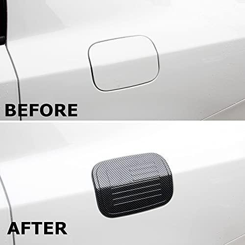 crosselec غطاء باب خزان الوقود من ألياف الكربون لسيارة دودج تشارجر 2015-2021 - Image 5