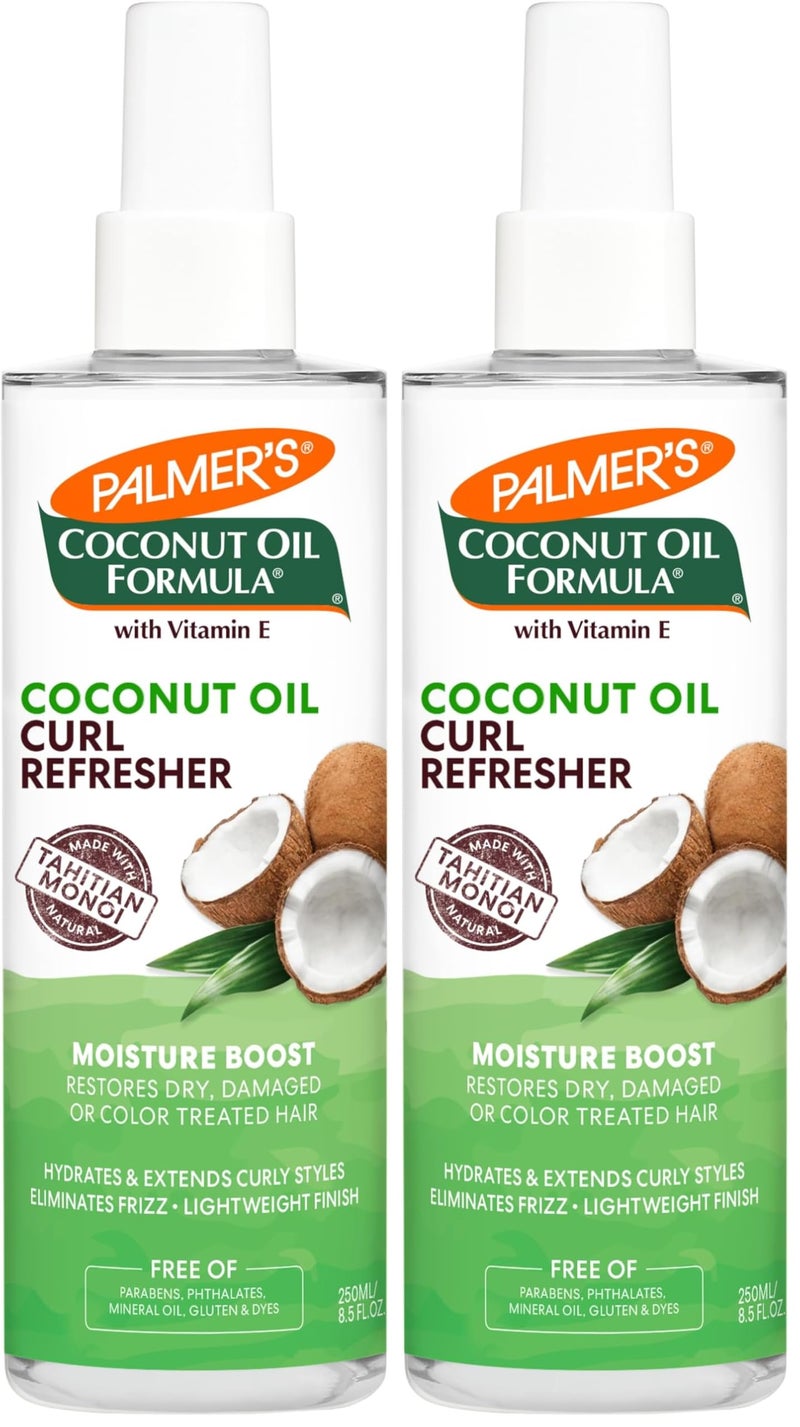 Palmer's Coconut Oil Formula Moisture Boost Curl Refresher Spray, 8.5 Ounce (Pack of 2) - Image 1