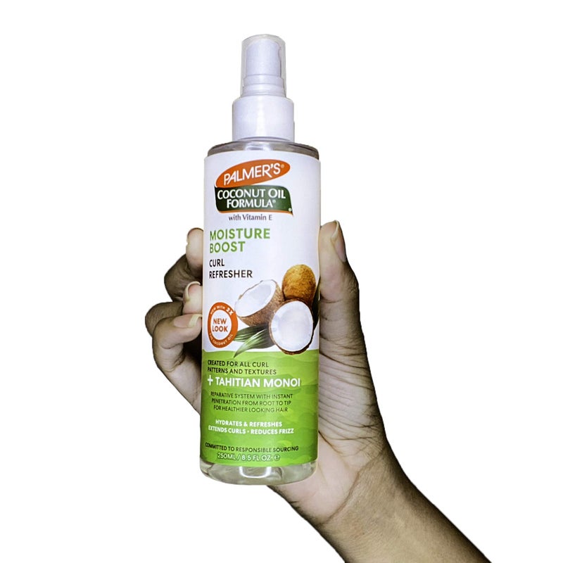 Palmer's Coconut Oil Formula Moisture Boost Curl Refresher Spray, 8.5 Ounce (Pack of 2) - Image 4