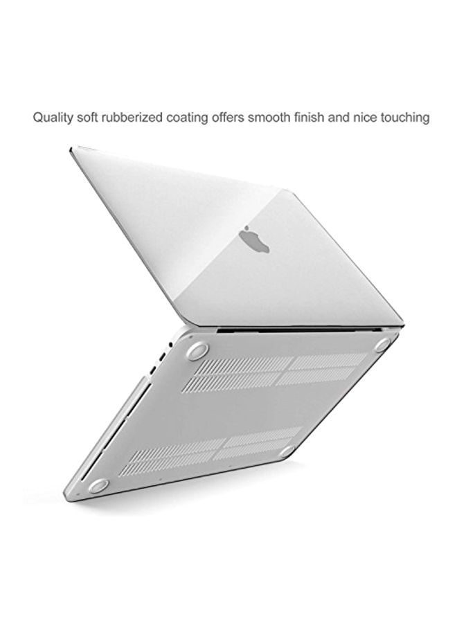NIBEMINENT Hard Case And Keyboard Cover With Screen Protector For Apple MacBook Air A1989/A1706/A1708 13-Inch Crystal Clear  - Image 3