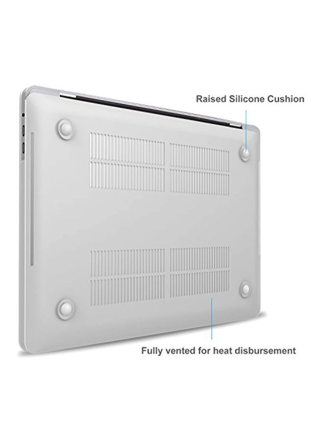 NIBEMINENT Hard Case And Keyboard Cover With Screen Protector For Apple MacBook Air A1989/A1706/A1708 13-Inch Crystal Clear  - Image 4
