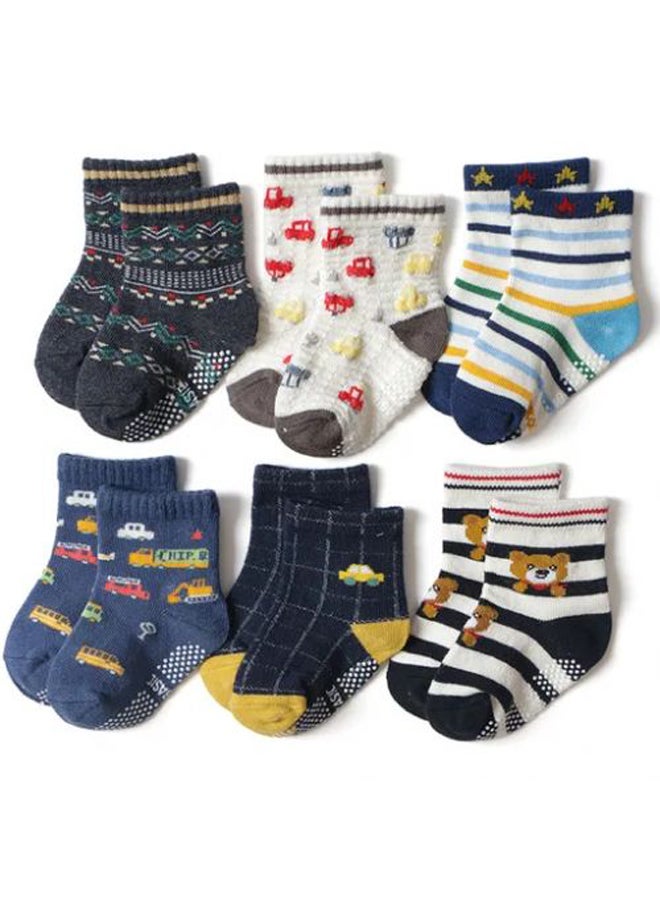 - Set Of (6) Ankle Socks - For Kids - Image 1