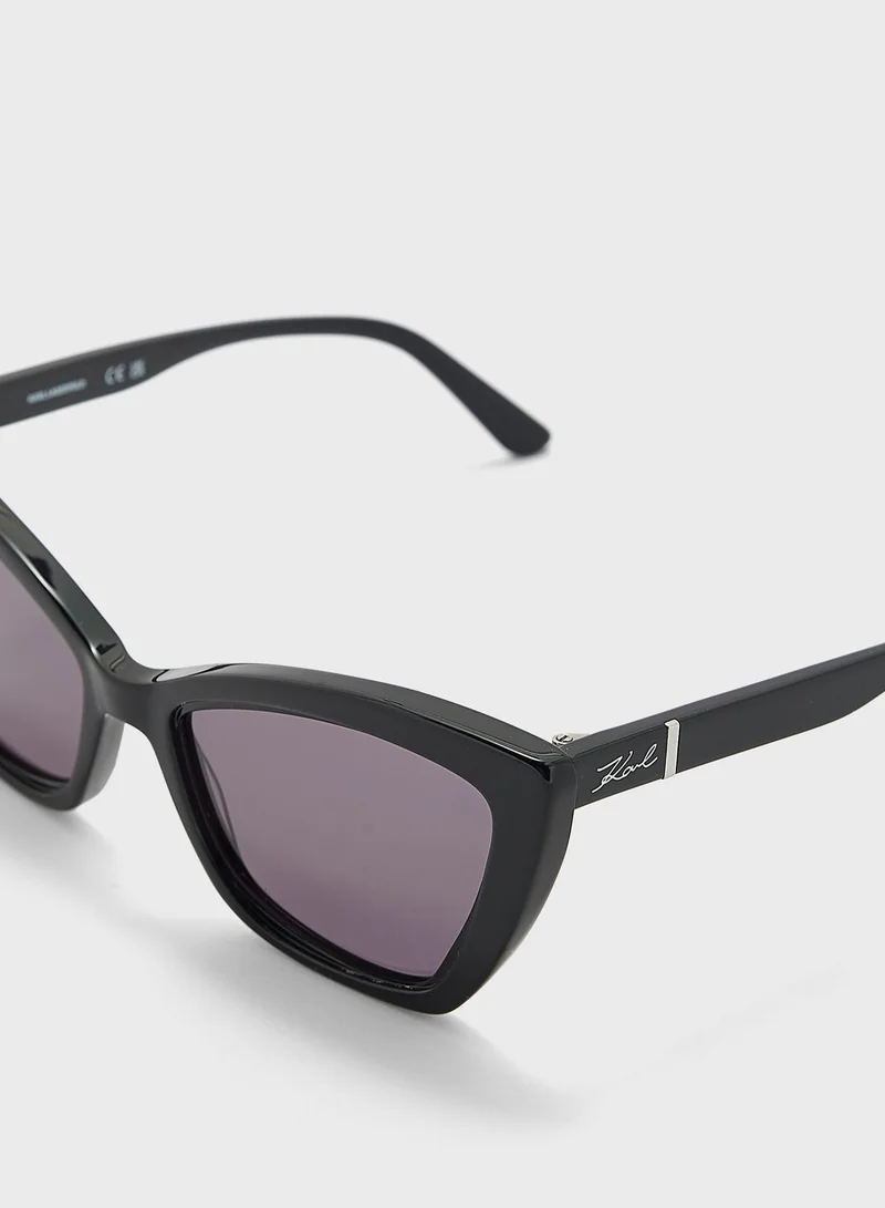 Karl Lagerfeld Cat Eye Shape Sunglasses
