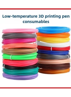 Generic Accessories for 3D printing pen: High temperature PCL filament (50 meters) 10 rolls (10 colors)  - Image 1