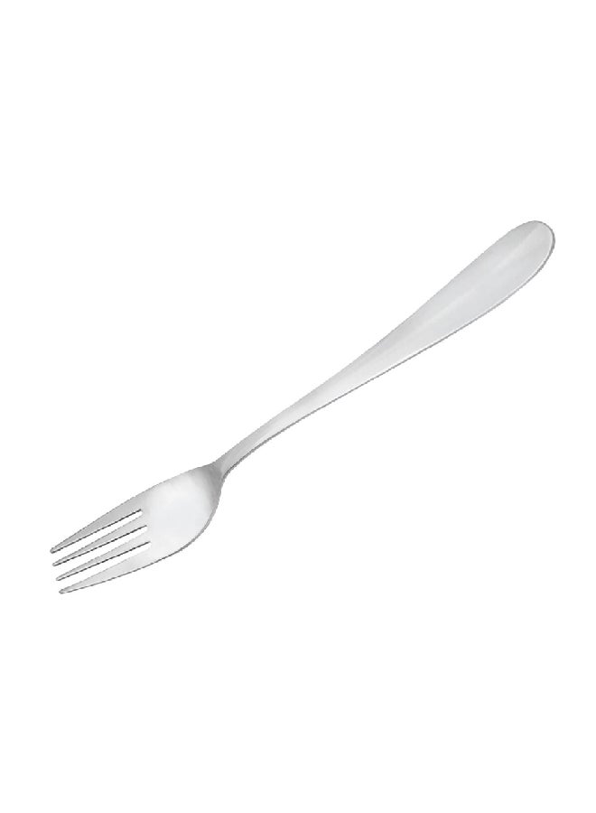 مجموعة شوك حلوى عالية الجودة من ستانلس ستيل 4 قطع فضي 2.2 × 20 × 4.4 سم JCJ 17042