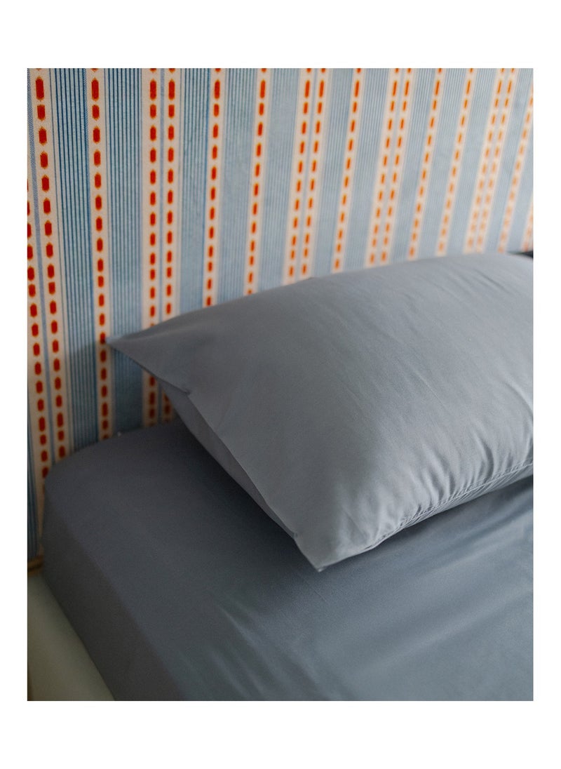 More cottons - Flat Bedsheet 100%Cotton (240x260cm) Petroleum - Image 1