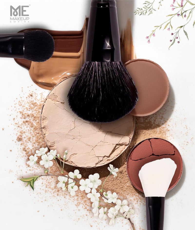 JUST GOLD Flat Shader Concealer Brush for Applying or Blending Cream Contour or Cover Foundation #55 - Image 3