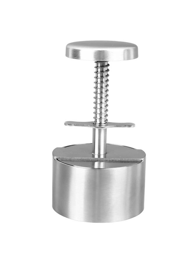 Thoraya Stainless Steel Burger Press Professional Efficient Manual Prevents Stick Grill Press for Burgers Beef Vegetables Cooking  - Image 1