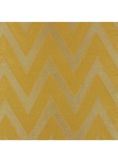 BYFT BYFT Orchard Cushion Cover 16 x 16 inch (Zig Zag Design - Yellow) 40 x 40 cm Luxury Decorative Cushion Cover for Sofa, Bed & Living Room- Set of 2 without inserts  - Image 4