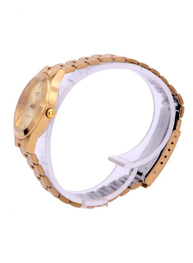 CASIO Women Stainless Steel Analog Wrist Watch LTP-1128N-9ARDF - 27 mm - Gold - Image 5