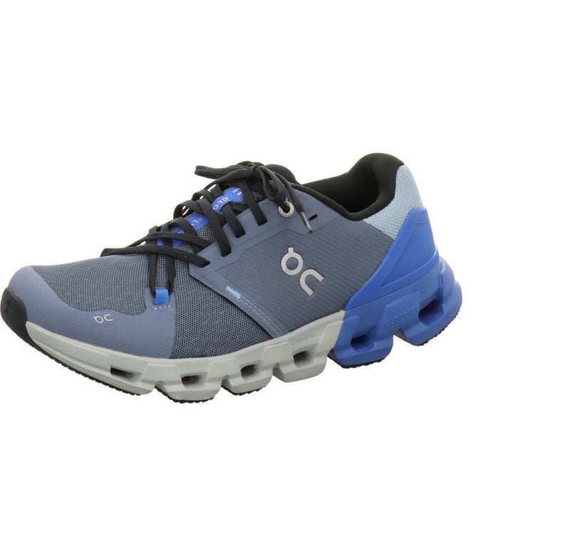 ON Men's Cloudflyer 4 Running Shoe, Metal/Lapis, 9.5 - Image 1
