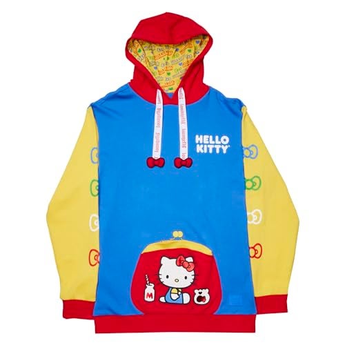 Loungefly HELLO KITTY 50TH ANNIVERSARY UNISEX HOODIE SMALL - Image 3