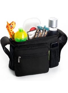 Ethan & Emma Ethan & Emma Universal Baby Stroller Organizer with Insulated Cup Holders for Smart Moms. Diaper Storage, Secure Straps, Detachable Bag, Pockets for Phone, Keys, Toys. Compact Design Fit All Strollers  - Image 3