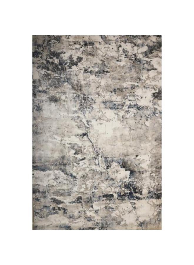 NOUL Distressed Stone-Look Area Rug, Neutral Tones - Image 1
