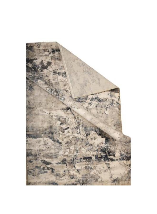 NOUL Distressed Stone-Look Area Rug, Neutral Tones - Image 2