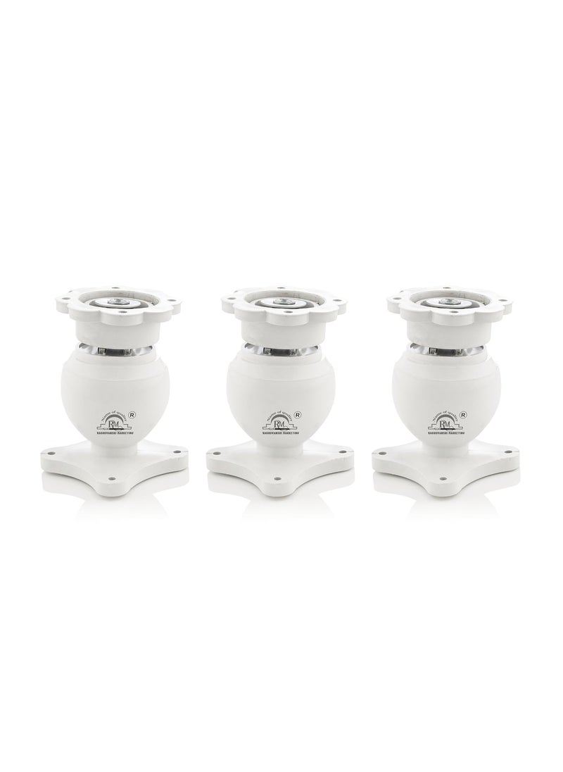 Generic Raghuvanshi Marketing Door Magnetic Catch Door Catcher Stopper Holder Magnet Door Stopper Door Stopper White Pack of 3  - Image 1
